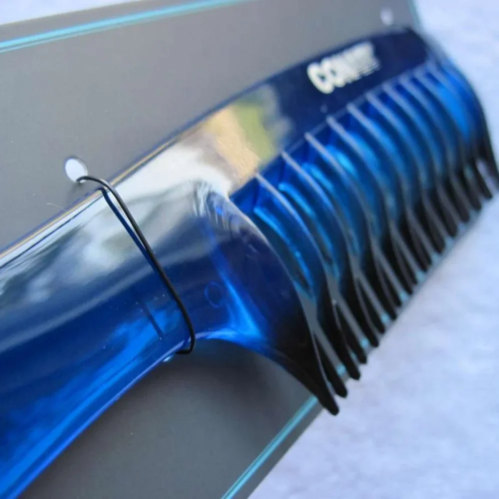 Solid Plastic Curved Wide Spaced Teeth Tooth Super Detangling Hair Comb Detangle